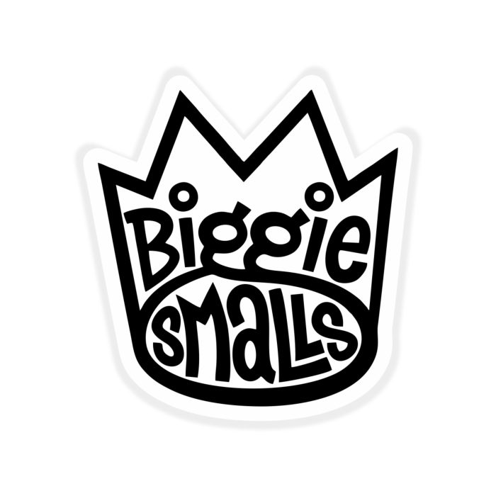 The Notorious BIG - Biggie Smalls Crown - Full Color Vinyl Sticker - Custom Size