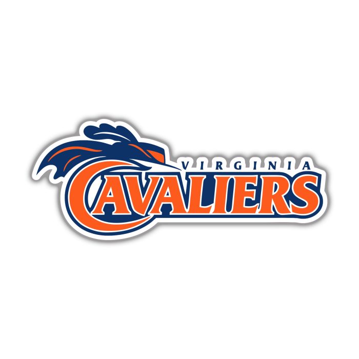 Virginia Cavaliers- Full Color Vinyl Decal - Custom Size