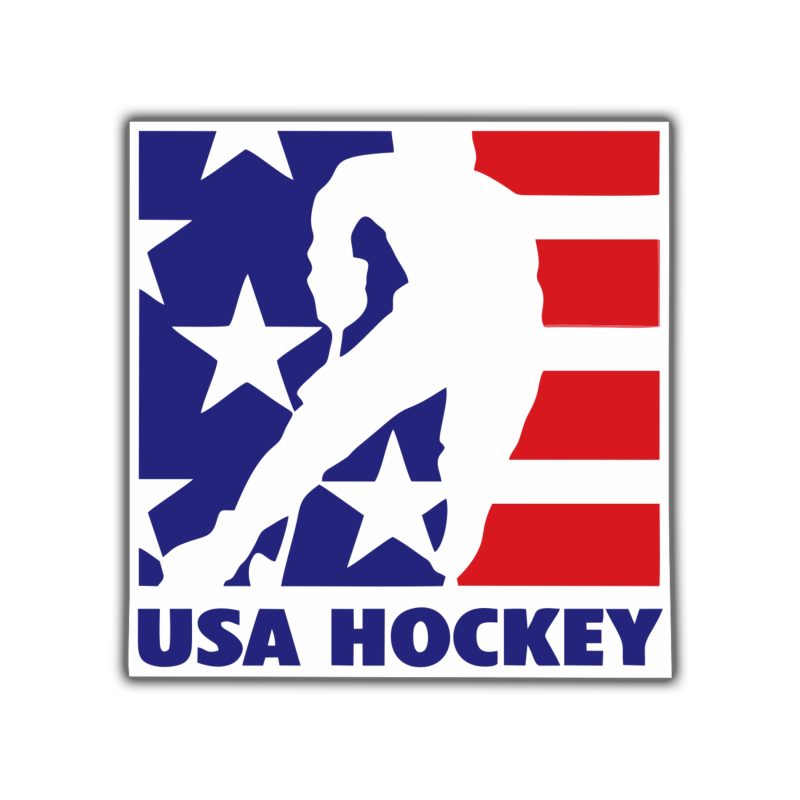 USA Hockey National Team Full Color Vinyl Sticker - Custom Size