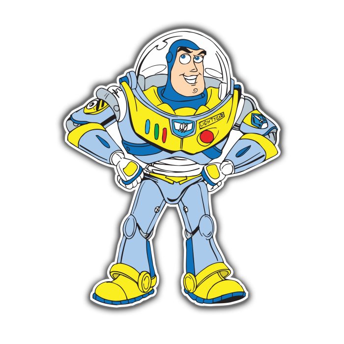 Toy Story Buzz Full Color Vinyl Sticker - Custom Size