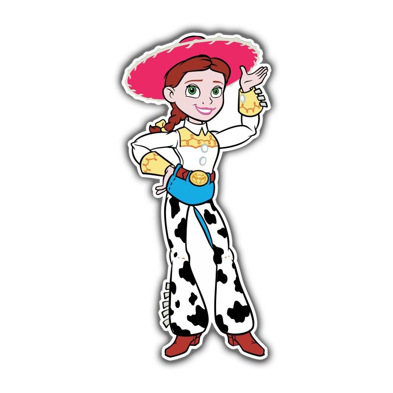 Toy Story Jessie Full Color Vinyl Sticker - Custom Size