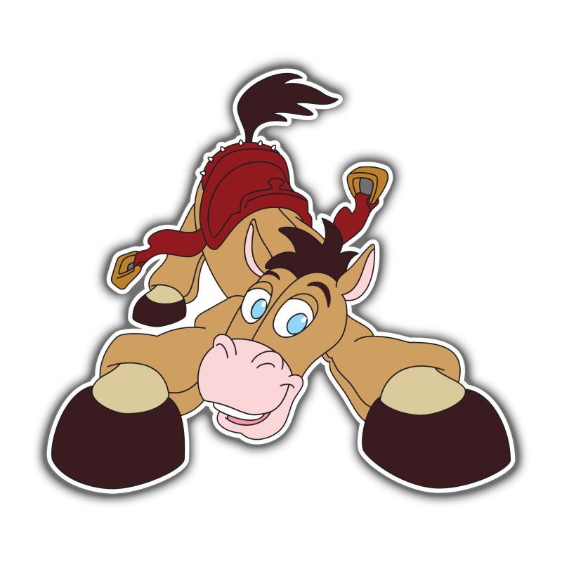 Toy Story Bullseye Full Color Vinyl Sticker - Custom Size
