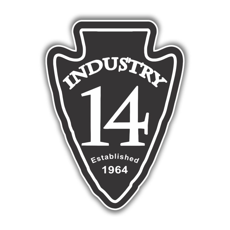 Industry 14 Full Color Vinyl Decal - Custom Size