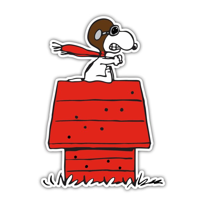 Snoopy - Full Color Vinyl Decal