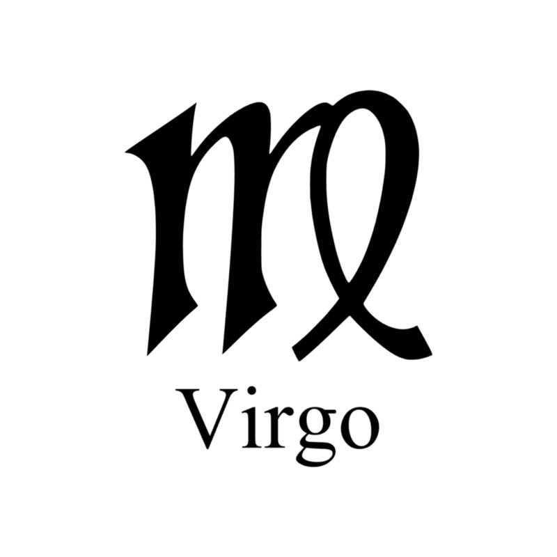 Virgo Horoscope Vinyl Decal - Custom Size