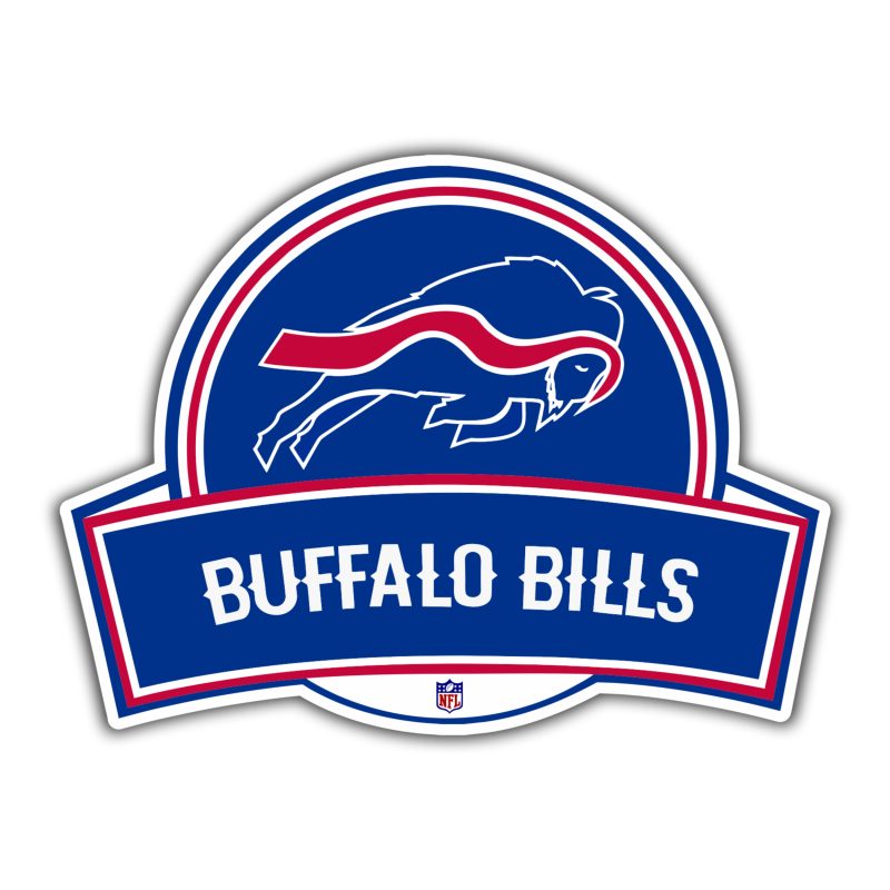 Buffalo Bills - Full Color Vinyl Sticker - Custom Size