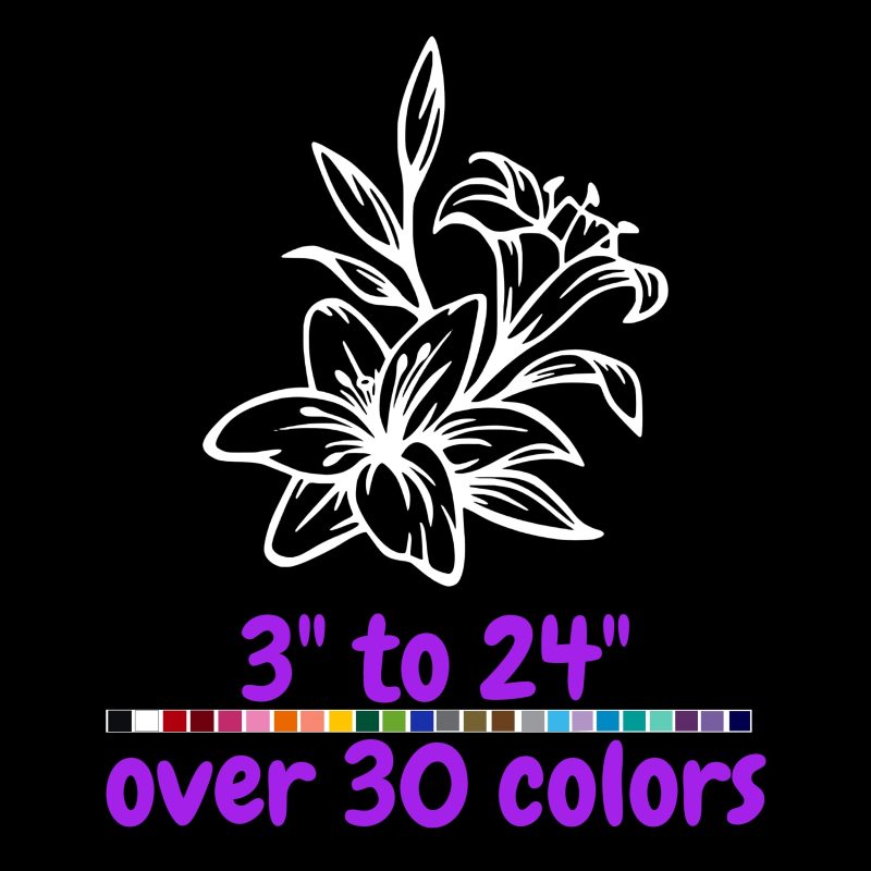 Nature Vinyl Decal - Custom Size