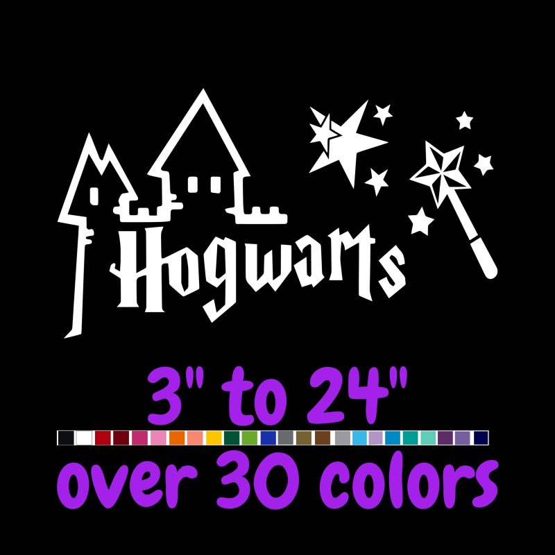 Harry Potter Vinyl Decal - Custom Size