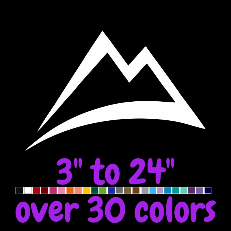 Coors Mountains Vinyl Decal