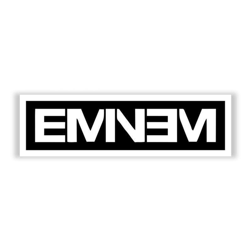 Eminem - Name - Full Color Vinyl Sticker - Custom Size
