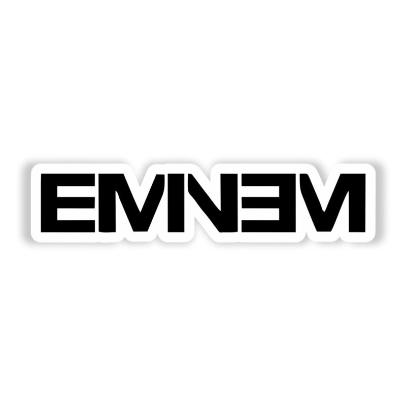 Eminem - Name 2 - Full Color Vinyl Sticker - Custom Size