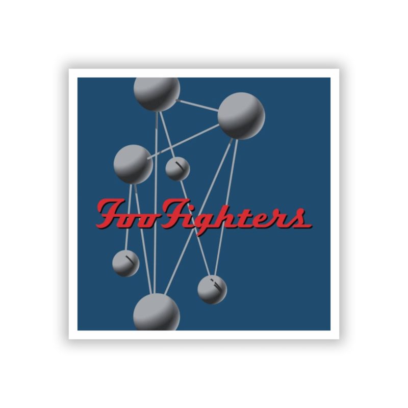Foo Fighters - The Colour And The Shape Album Cover - Full Color Vinyl Sticker - Custom Size