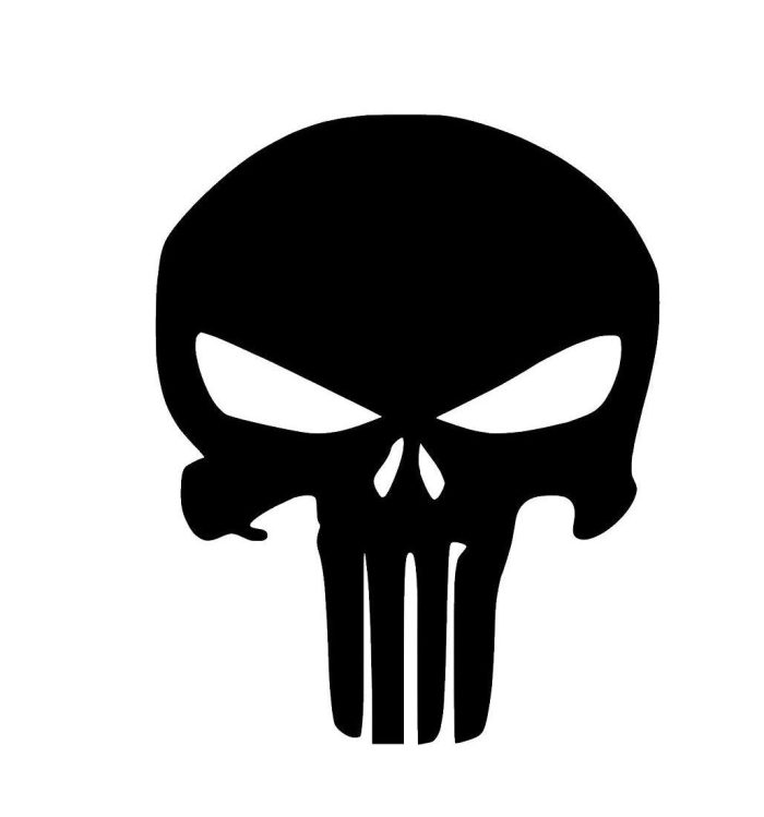 Punisher Vinyl Decal - Custom Size - Image 9