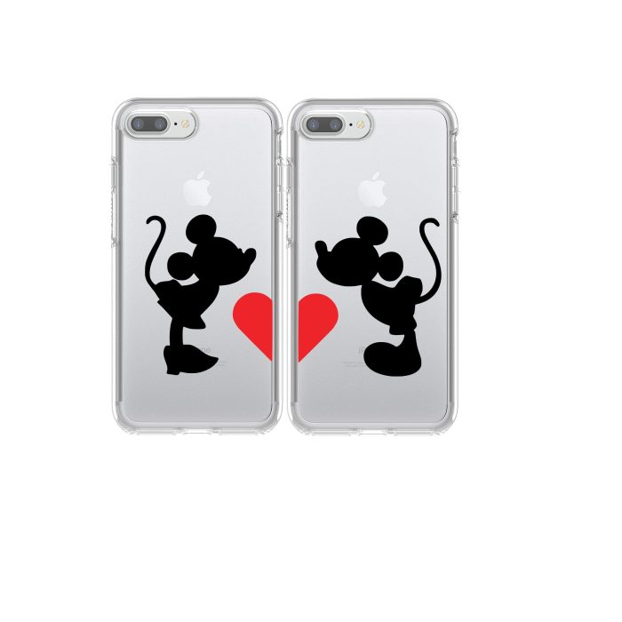 Mickey and Minnie Mouse Vinyl Phone Decal - Custom Size - Image 8