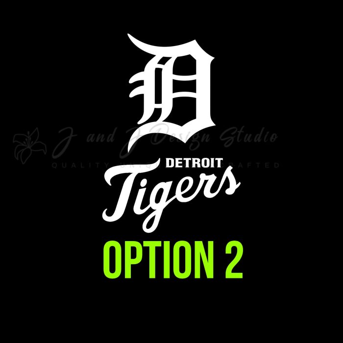 Detroit Tigers Vinyl Decal - Custom Size - Image 9