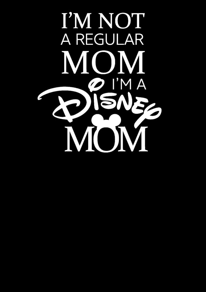 I'm not a regular mom I'm a Disney Mom Vinyl Decal - Custom Size - Image 8
