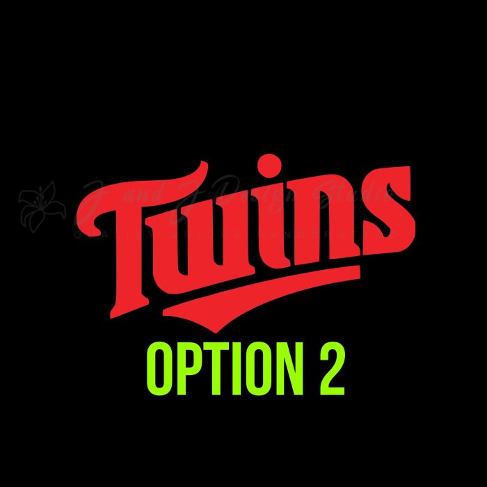 Minnesota Twins Vinyl Decal - Custom Size - Image 9