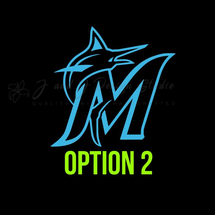 Miami Marlins Vinyl Decal - Custom Size - Image 9
