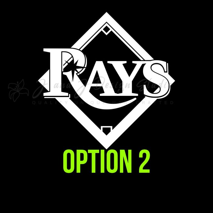 Tampa Bay Rays Vinyl Decal - Custom Size - Image 9