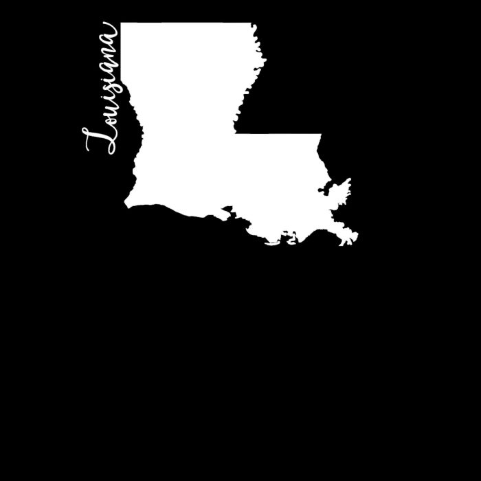 State of Louisiana Vinyl Decal - Custom Size - Image 10