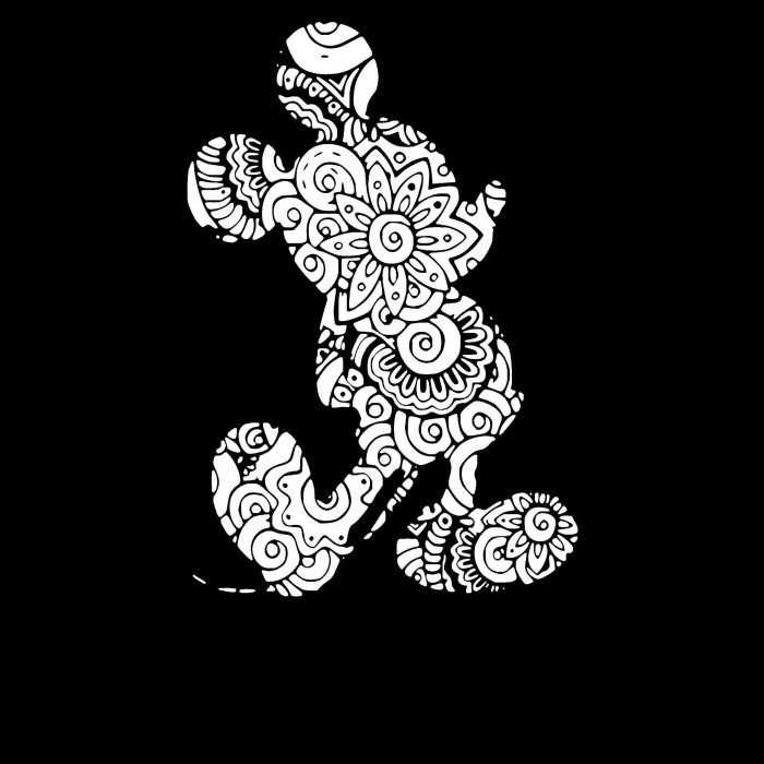 Mickey Mouse Mandala Vinyl Decal - Custom Size - Image 8