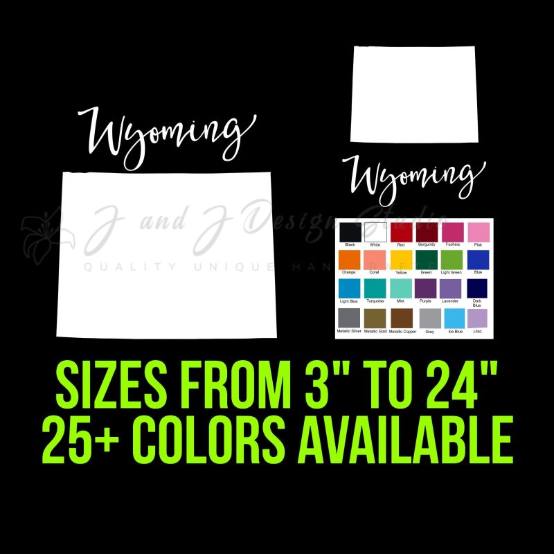 State of Wyoming - Custom Size