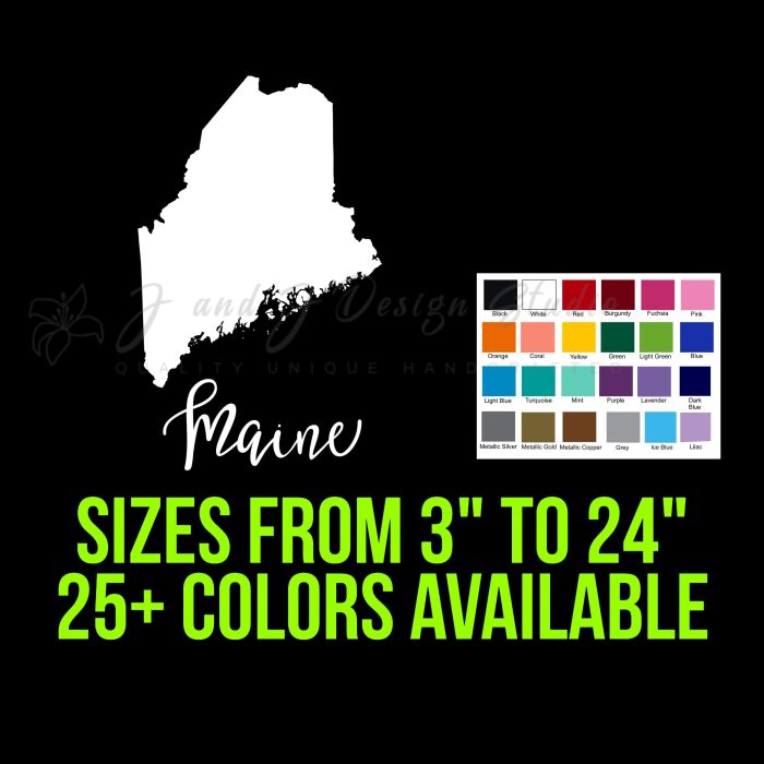 State of Maine - Custom Size