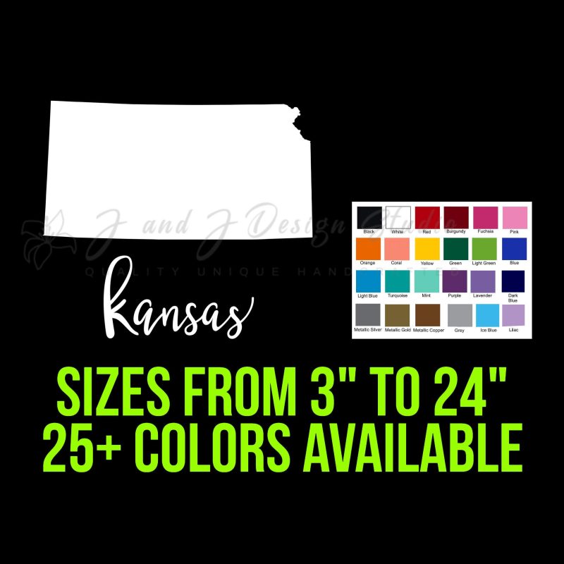 State of Kansas - Custom Size