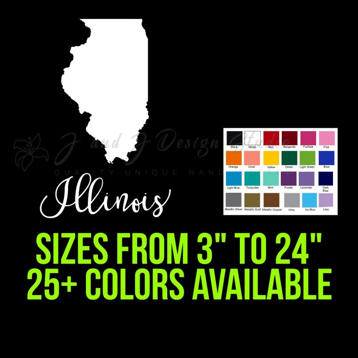State of Illinois - Custom Size