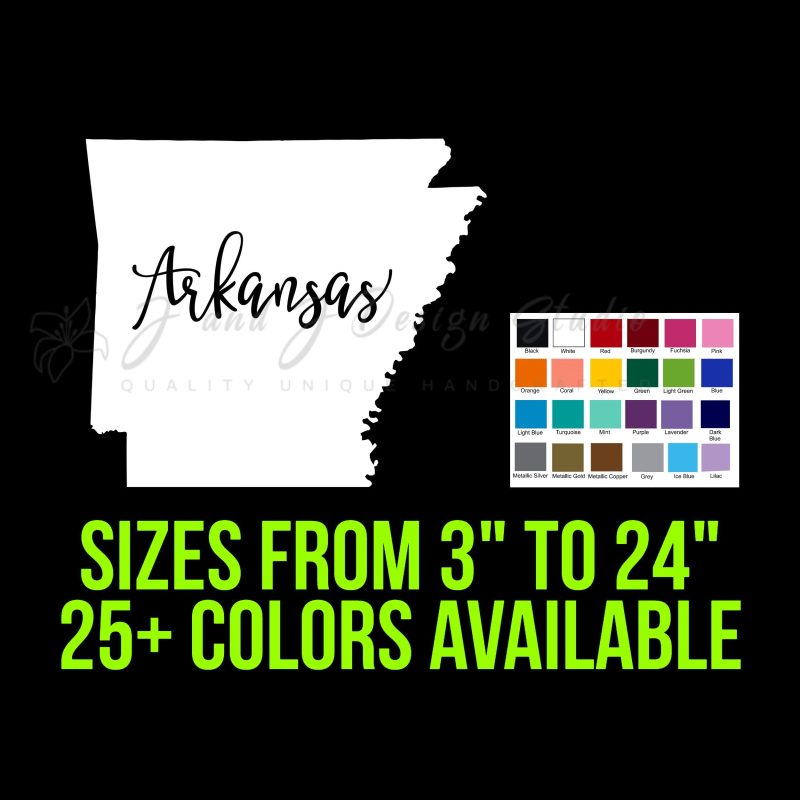 State of Arkansas - Custom Size