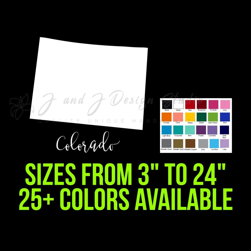 State of Colorado - Custom Size