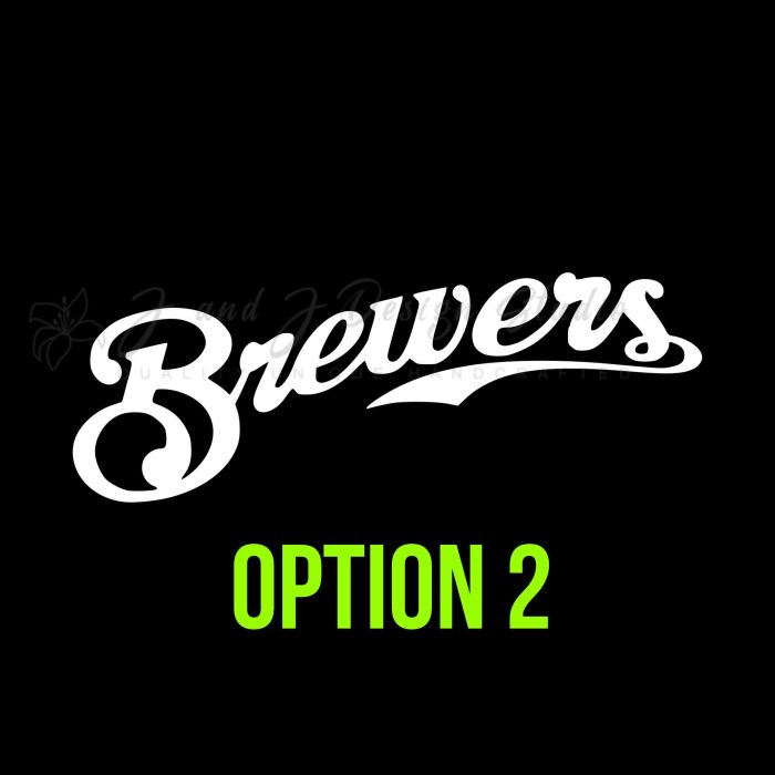 Milwaukee Brewers Vinyl Decal - Custom Size - Image 9