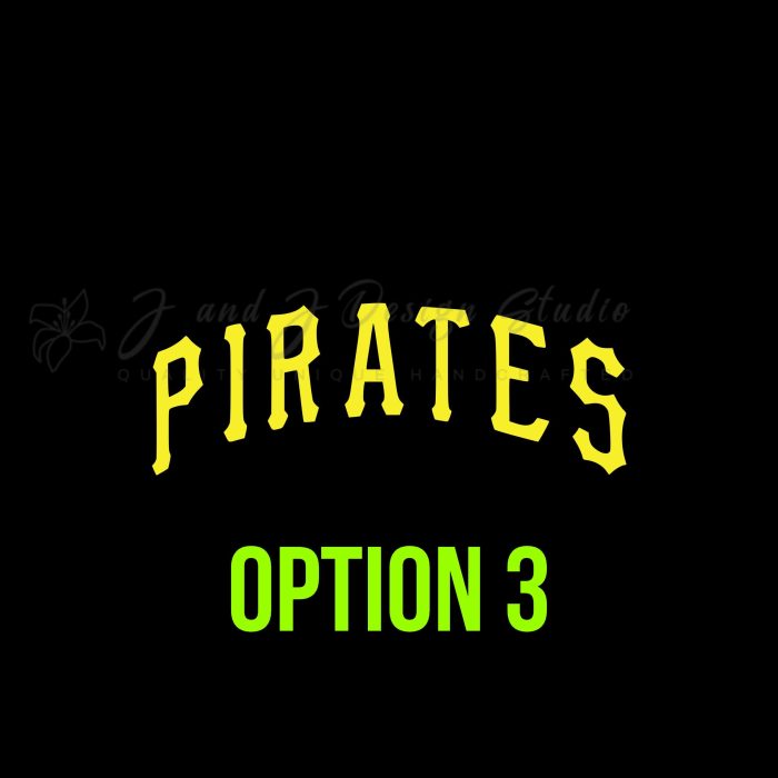 Pittsburgh Pirates Vinyl Decal - Custom Size - Image 10