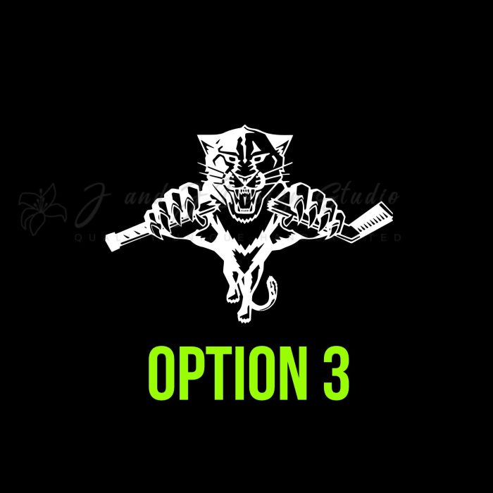 Florida Panthers Vinyl Decal - Custom Size - Image 10