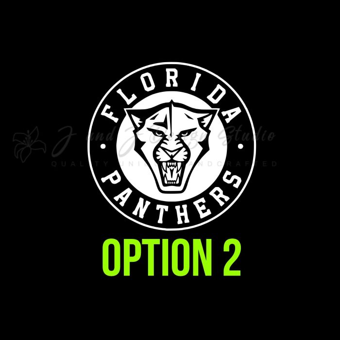 Florida Panthers Vinyl Decal - Custom Size - Image 9