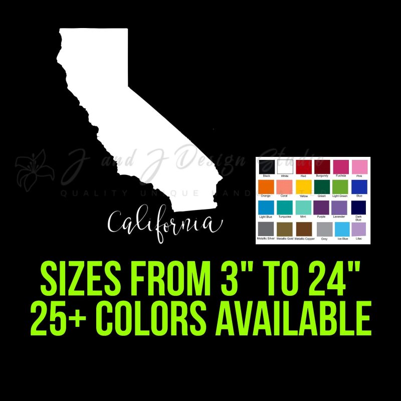 State of California - Custom Size