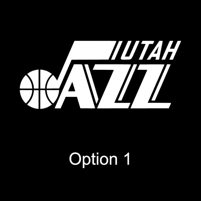 Utah Jazz Vinyl Decal - Custom Size - Image 8