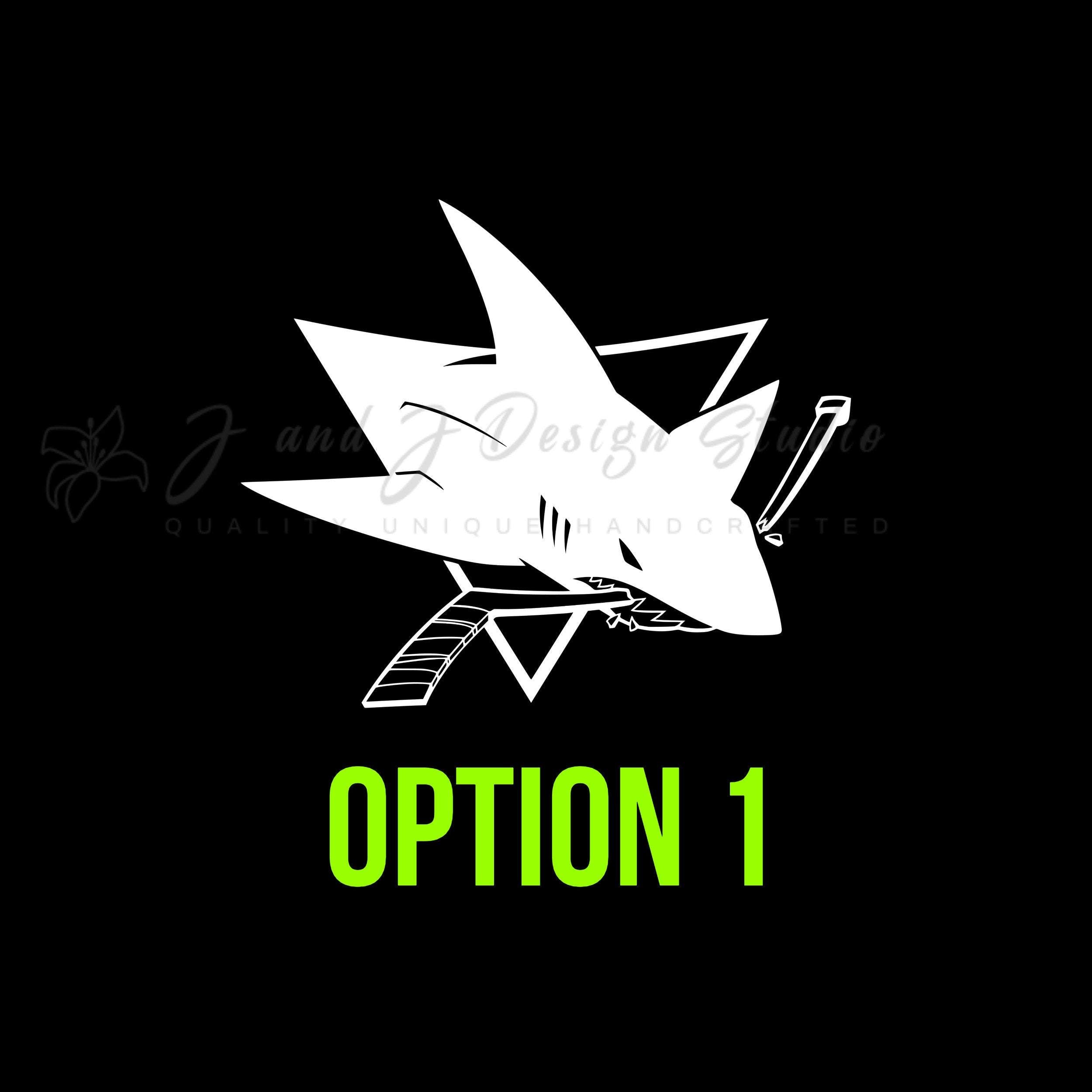 San Jose Sharks Vinyl Decal - Custom Size - Image 8