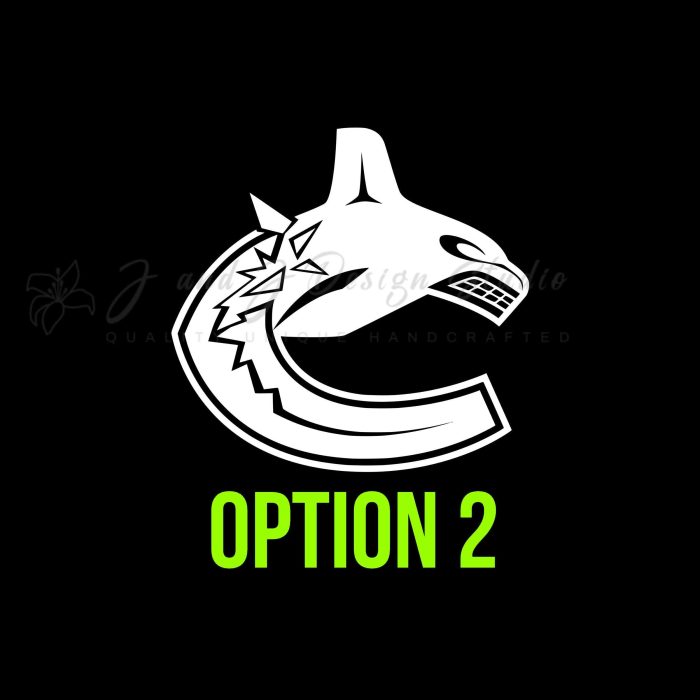 Vancouver Canucks Vinyl Decal - Custom Size - Image 9