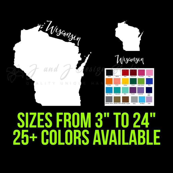 State of Wisconsin - Custom Size
