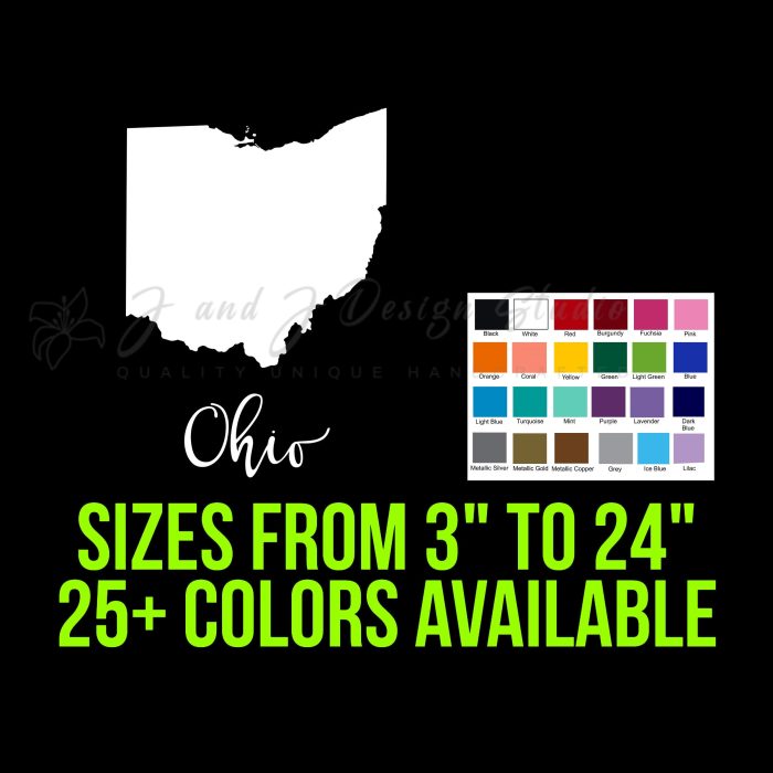 State of Ohio - Custom Size