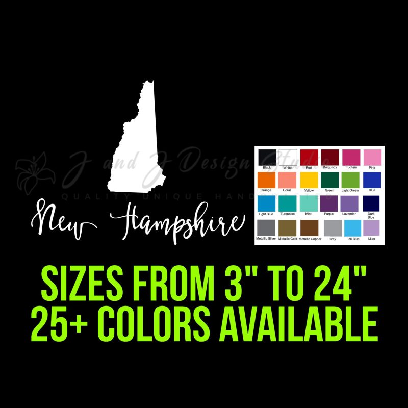 State of New Hampshire - Custom Size