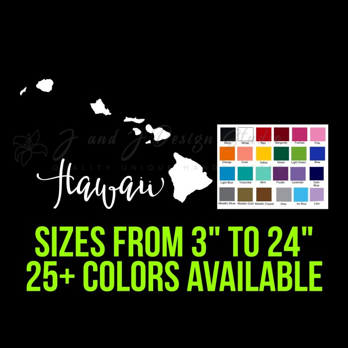 State of Hawaii - Custom Size