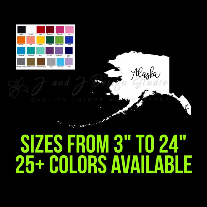 State of Alaska - Custom Size