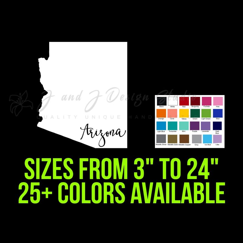 State of Arizona - Custom Size