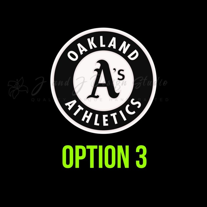Oakland Athletics Vinyl Decal - Custom Size - Image 10