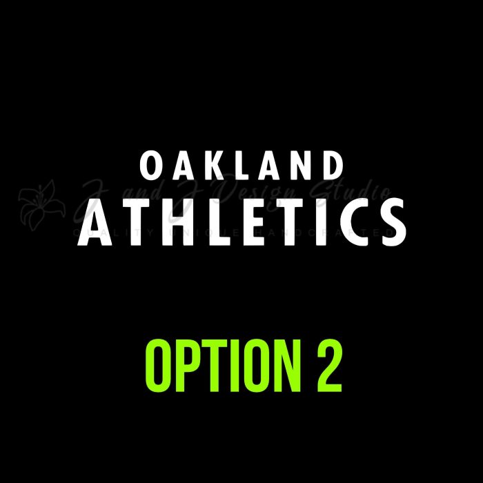 Oakland Athletics Vinyl Decal - Custom Size - Image 9
