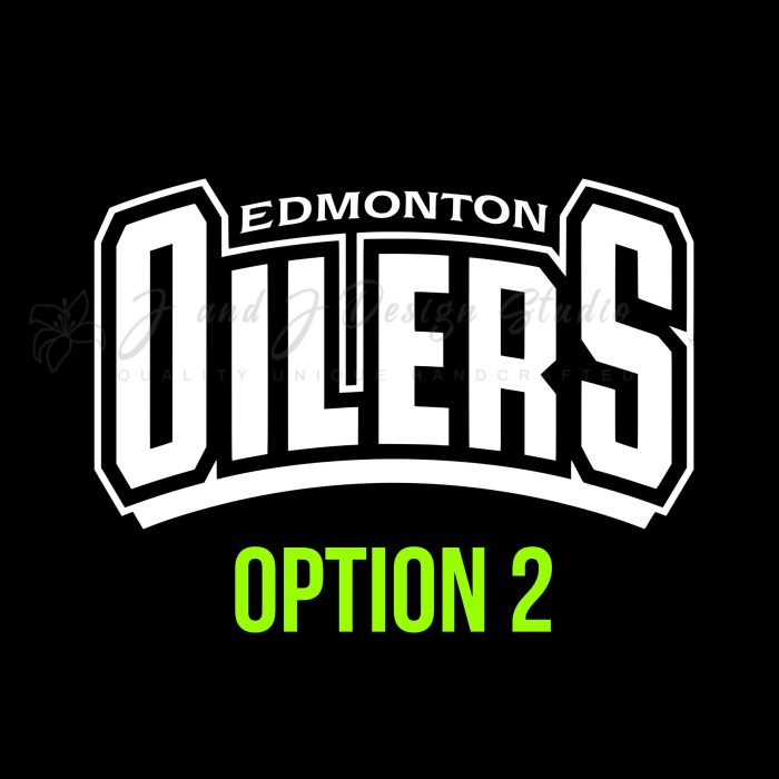 Edmonton Oilers Vinyl Decal - Custom Size - Image 9