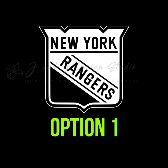 New York Rangers Vinyl Decal - Custom Size - Image 8
