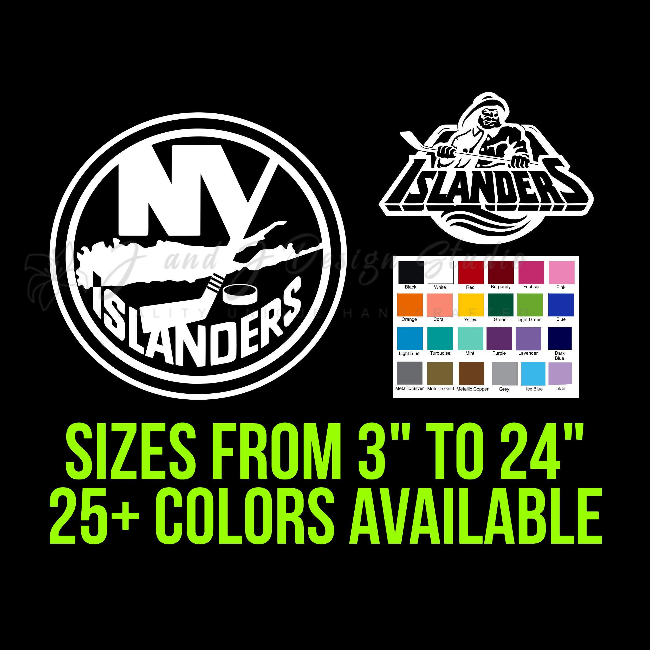 New York Islanders Vinyl Decal - Custom Size